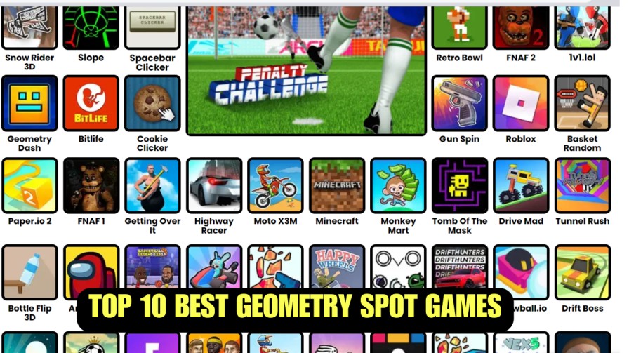 Top 10 Best Geometry Spot Games